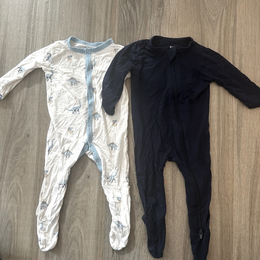 Two Kyte Baby footies 3-6 months!